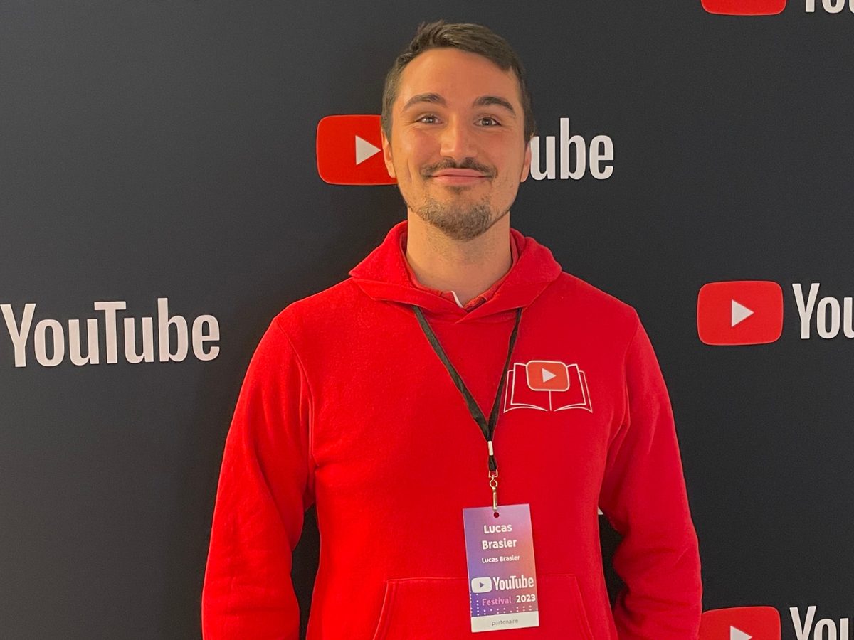 Lucas Brasier invité au YouTube Festival